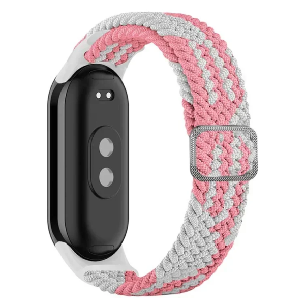 Universal Λουράκι Xiaomi Mi Band 4/5/6/7 Strap Star Ροζ Λευκό