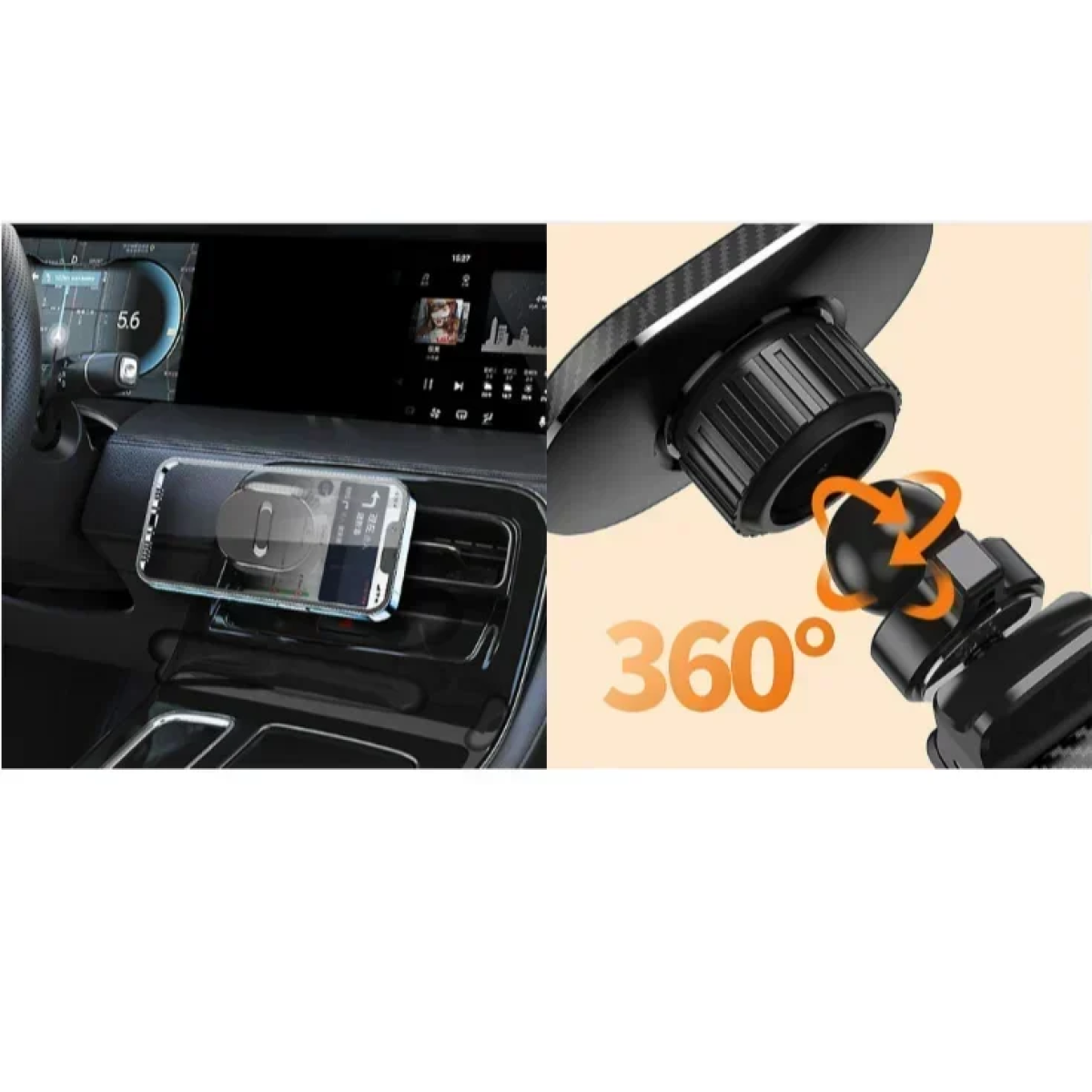 Universal Μαγνητική Βάση Κινητού Για Το Αυτοκίνητο Air Vent K809C Μαύρη