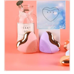 Βούρτσα καθαρισμού προσώπου σε σχήμα καρδιάς με καλώδιο USB - γαλάζιο - Image 3