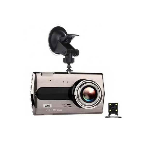 WDR Αυτοκινήτου Ευρυγώνια όραση Full HD 1080P με Οθόνη 4''