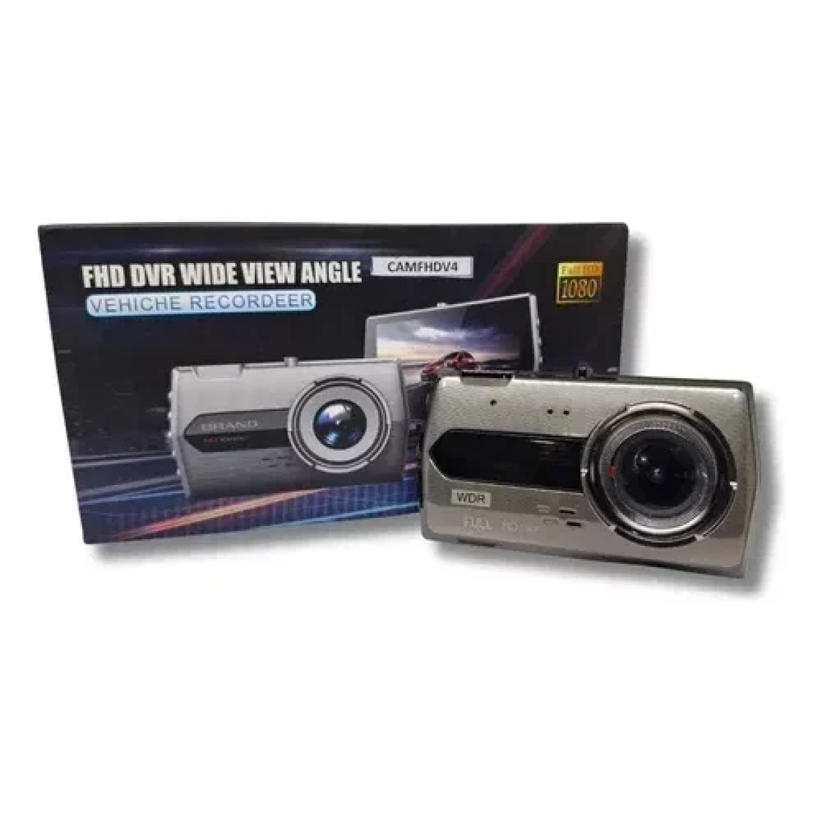 WDR Αυτοκινήτου Ευρυγώνια όραση Full HD 1080P με Οθόνη 4''