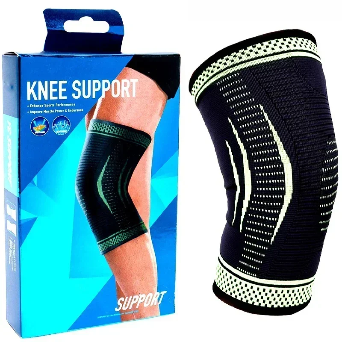 YC Support Επιγονατίδα σε Μαύρο χρώμα YC 7703