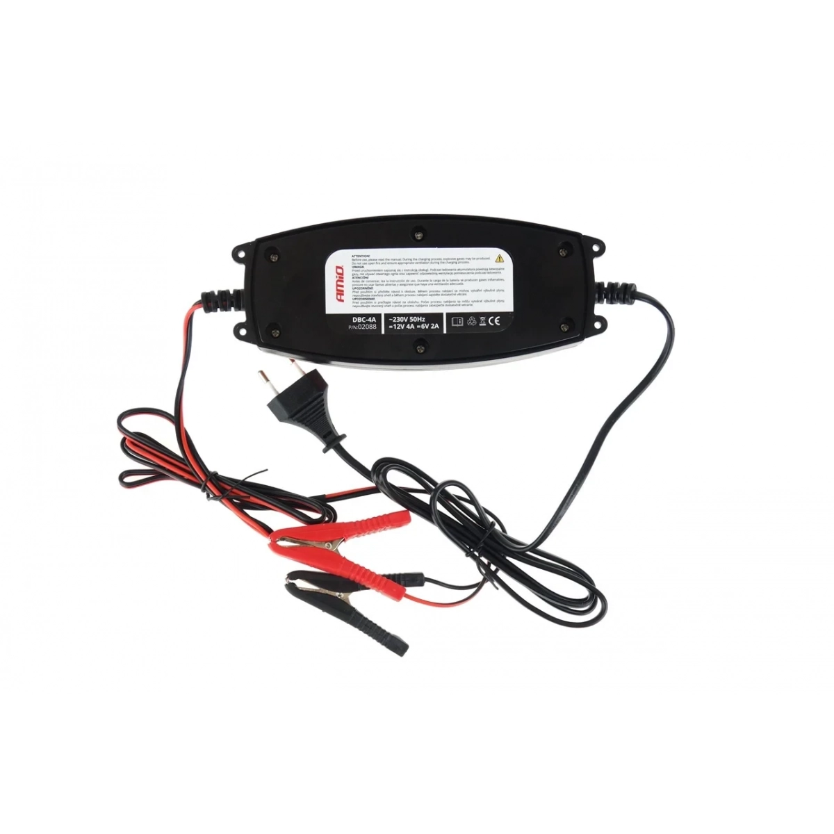 AMiO Φορτιστής Μπαταρίας Αυτοκινήτου και Moto 6V/12V - 2A/4A DVL DBC-4A Ψηφιακός 2088 - Image 3