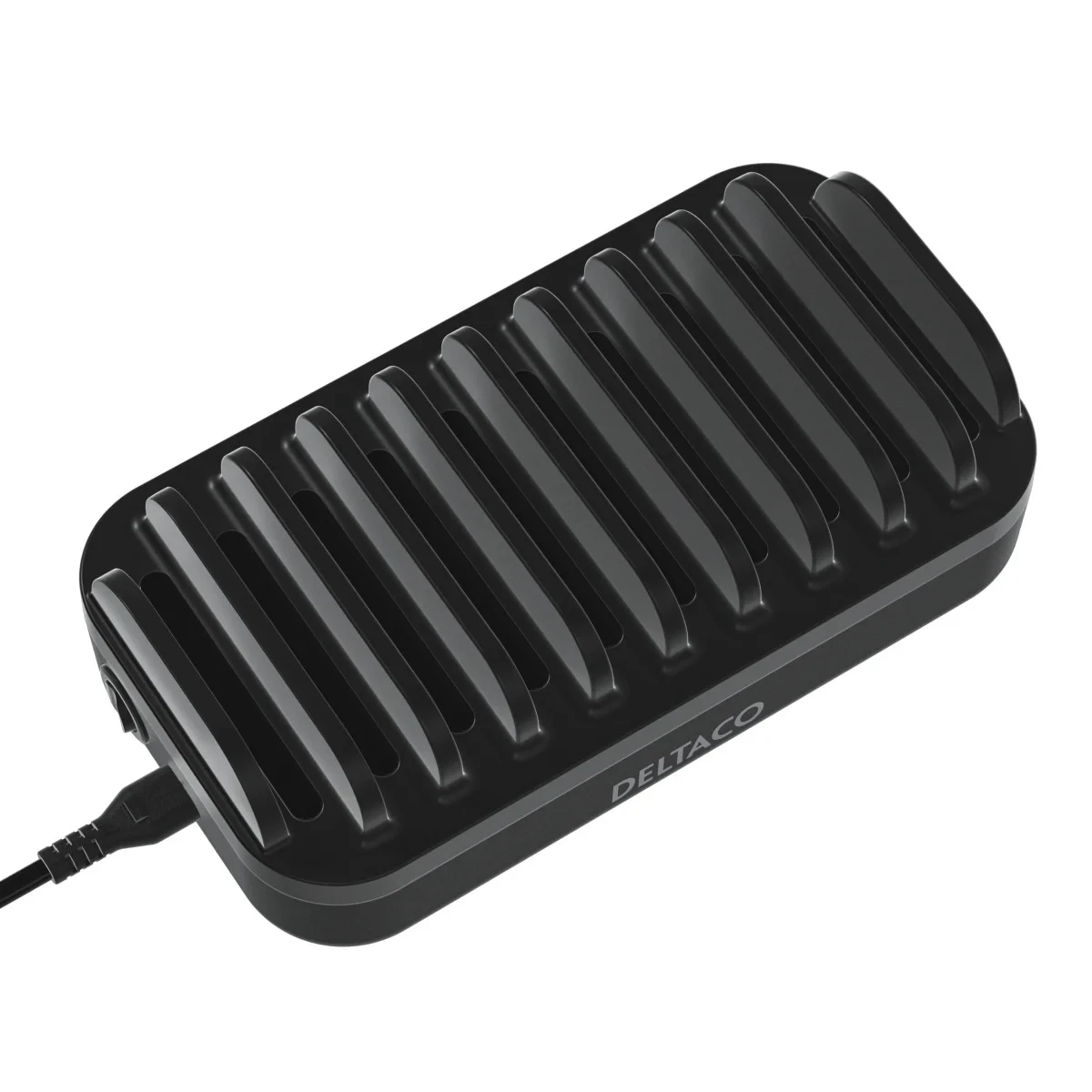 Deltaco Σταθμός Φόρτισης 10 Θέσεων 7x USB-A 2.4A , 3x USB-C PD 20 W, total max 120 W, Μαύρος DPS-0204 - Image 4