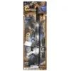 Όπλο Σπινθηροβόλο Ασπρόμαυρο Καρ=74x23cm Carnavalista 23623
