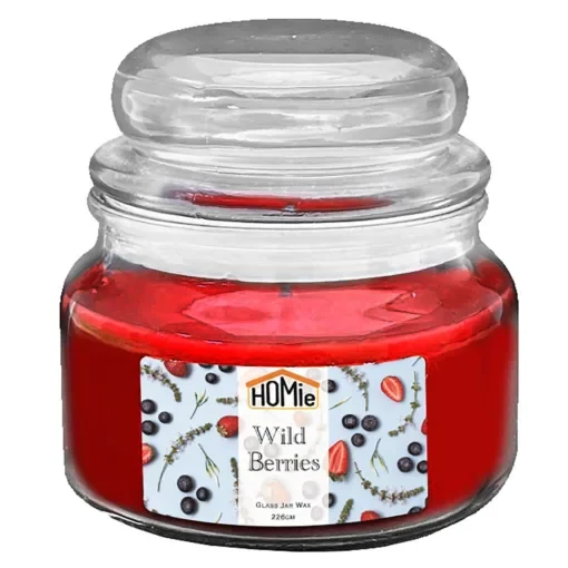 Κερί Wild Berries σε Βάζο με Καπάκι Μεσαίο 35h 226gr Net