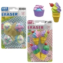 Γόμες 3d Cupcake 4τεμ ~3cm JustNote 703391