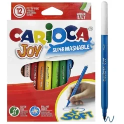 Μαρκαδόροι Carioca joy 2.6mm σετ=12 Χρώματα  Carioca 40614
