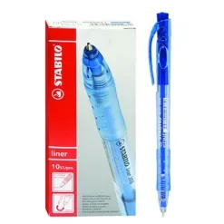 Στυλό Κουμπί Stabilo Ballpoint Μπλε 1