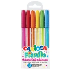 Στυλό Carioca Fiorella 6 Χρώματα Ballpoint 1.0mm  Carioca 42774