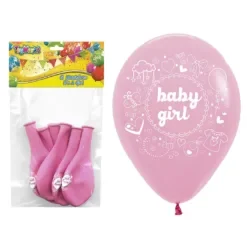 Μπαλλόνια 12" 6τεμ it 's a Girl 30cm ToyMarkt 911266