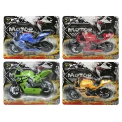 Καρτέλα 1 τεμ Μοτοσυκλέτα Free Wheels 14x12cm ToyMarkt 912770