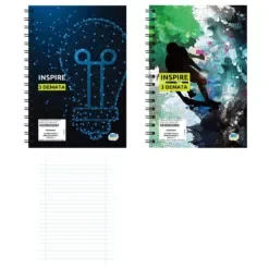 Τετράδια Σπιράλ 3 Θεμάτων Inspire 17x25cm JustNote 104310