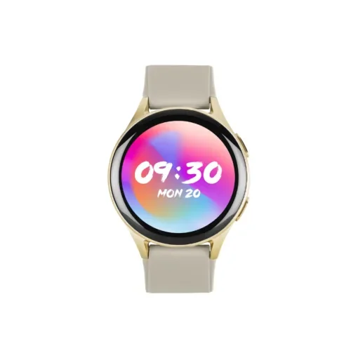 Smart Watch Tempus Pro 34mm Amoled Οθόνη με κυκλική θήκη αλουμινίου