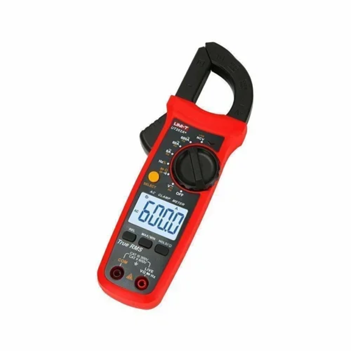 Αμπεροτσιμπίδα ψηφιακή 200A AC True RMS με ακροδέκτες Uni-T UT202A+ κόκκινη - Image 2