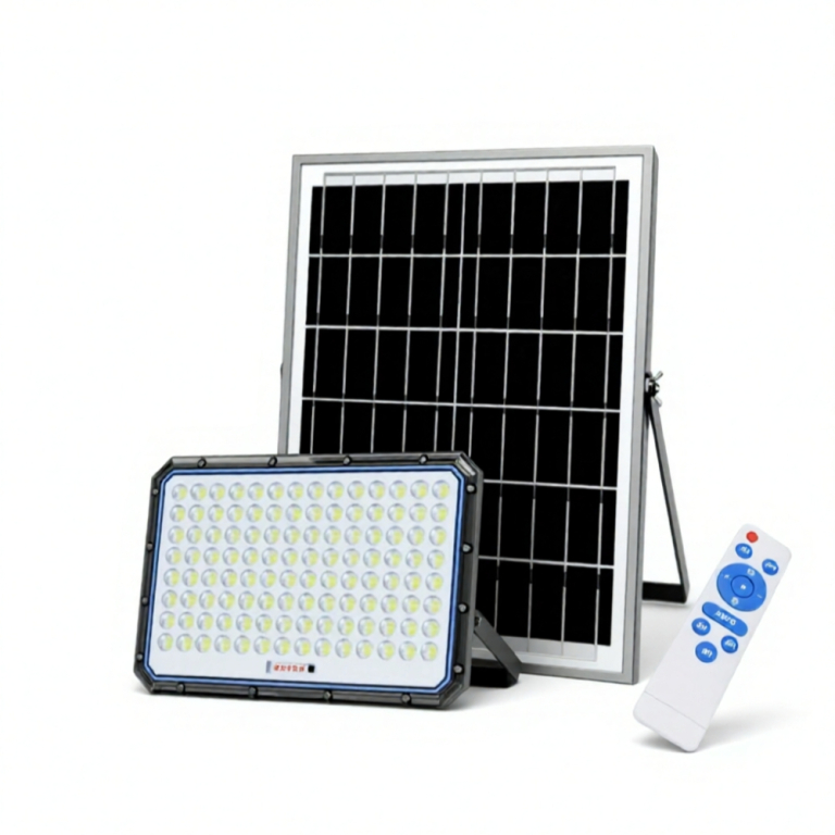 Αδιάβροχος ηλιακός προβολέας LED 3000W με πάνελ Jortan