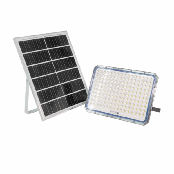 Αδιάβροχος ηλιακός προβολέας LED 5000W με πάνελ Jortan