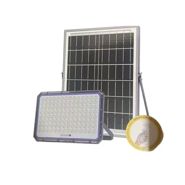 Αδιάβροχος ηλιακός προβολέας LED 5000W με πάνελ Jortan