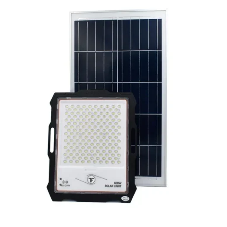 Αδιάβροχος ηλιακός προβολέας LED 600W με πάνελ MJ-D904
