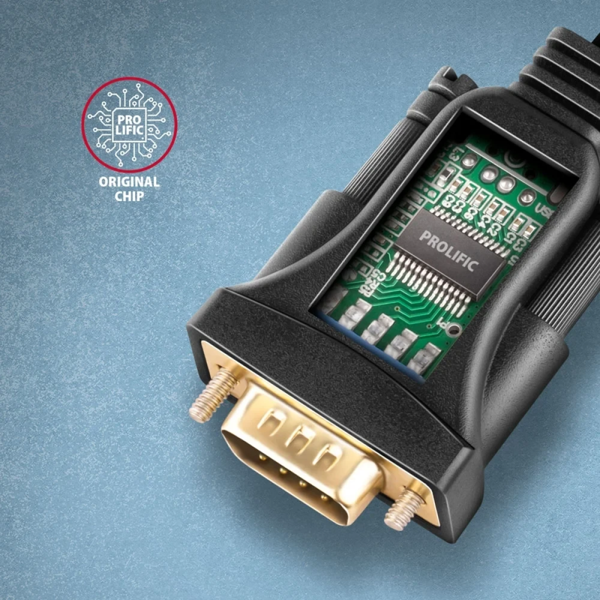 Axagon Καλώδιο Αντάπτορας USB2.0 - Serial RS-232 DB9 Profilic 1.5m ADS-1PSN - Image 2