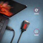 Axagon Καλώδιο Αντάπτορας USB2.0 - Serial RS-232 DB9 Profilic 1.5m ADS-1PSN - Image 3