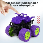Αυτοκινητάκι Γουρούνα Pull Back 4x4 360° Μωβ