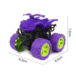 Αυτοκινητάκι Γουρούνα Pull Back 4x4 360° Πορτοκαλί