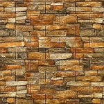 Ανάγλυφη Ταπετσαρία Τούβλο 75cm x 70cm 1τμχ