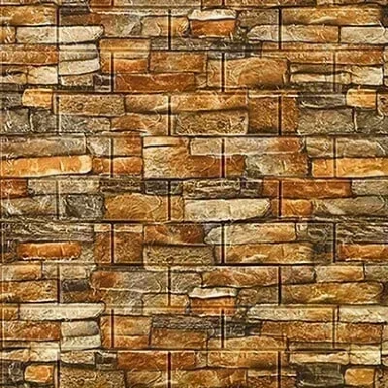 Ανάγλυφη Ταπετσαρία Τούβλο 75cm x 70cm 1τμχ