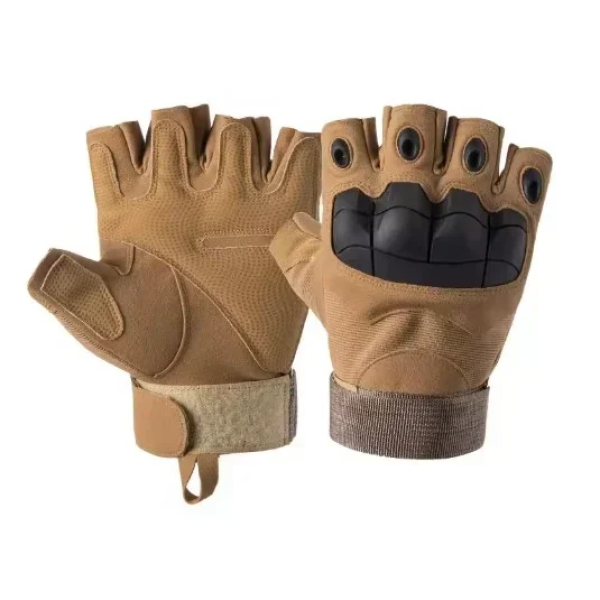 Ανδρικά Γάντια χωρίς Δάχτυλα Fitness Gloves LC-028 Καφέ