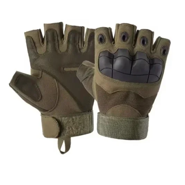 Ανδρικά Γάντια χωρίς Δάχτυλα Fitness Gloves LC-028 Πράσινα
