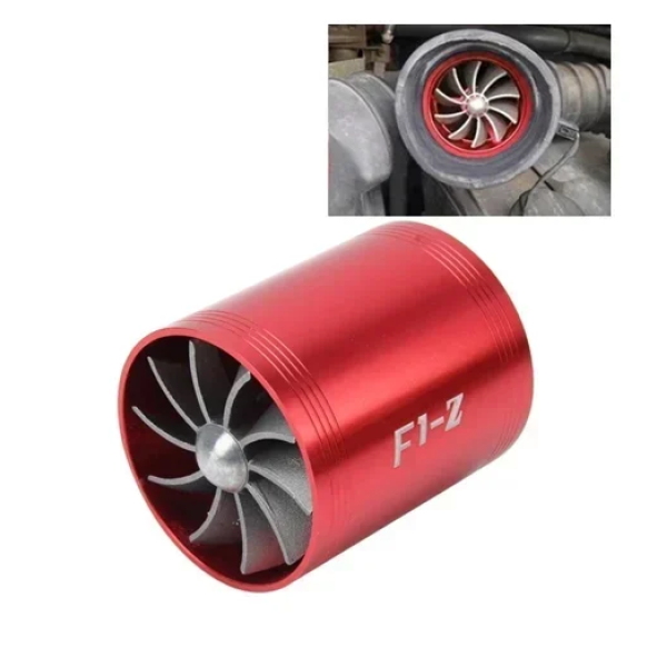 Ανεμιστήρας Turbo διαμέτρου 65mm εξοικονόμησης καυσίμου με μονή προπέλα F1-Z κόκκινο