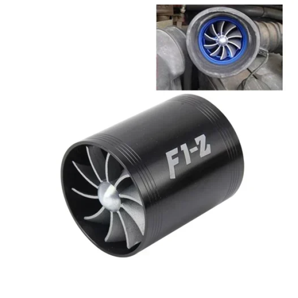 Ανεμιστήρας Turbo διαμέτρου 65mm εξοικονόμησης καυσίμου με μονή προπέλα F1-Z μαύρο