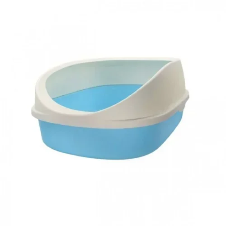 Ανοιχτή Ημίκλειστη Πλαστική Λεκάνη - Τουαλέτα Γάτας 25x35x13cm 19418-319