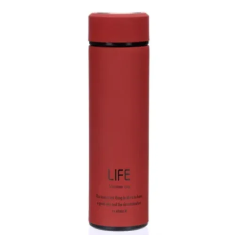 Ανοξείδωτο Παγούρι-Θερμός 450ml LIFE AL6918 Κόκκινο