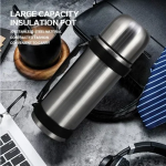 Ανοξείδωτο Παγούρι-Θερμός 500ml Ασημί AL500T