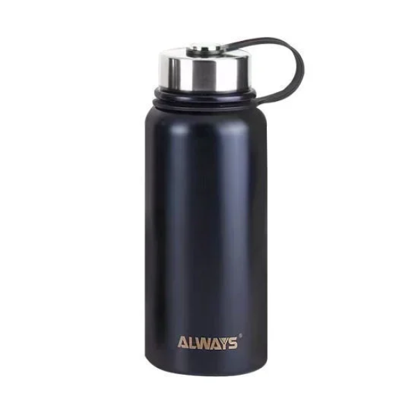 Ανοξείδωτο Παγούρι-Θερμός 950ml Μαύρο AL61002
