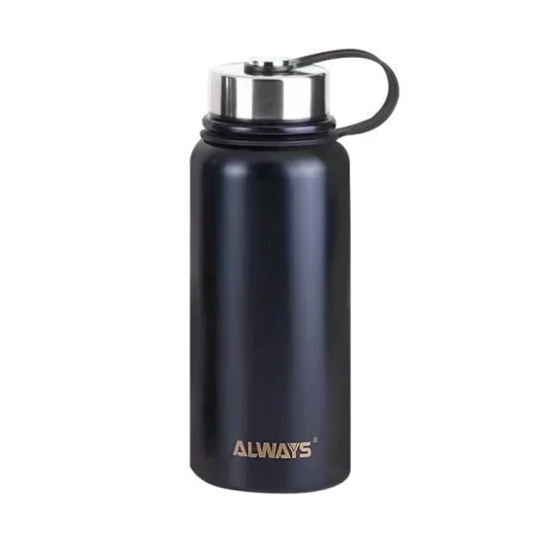 Ανοξείδωτο Παγούρι-Θερμός 950ml Μαύρο AL61002