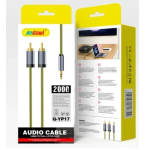 Αντάπτορας Jack 3.5mm σε 2xRCA Andowl Q-YP17