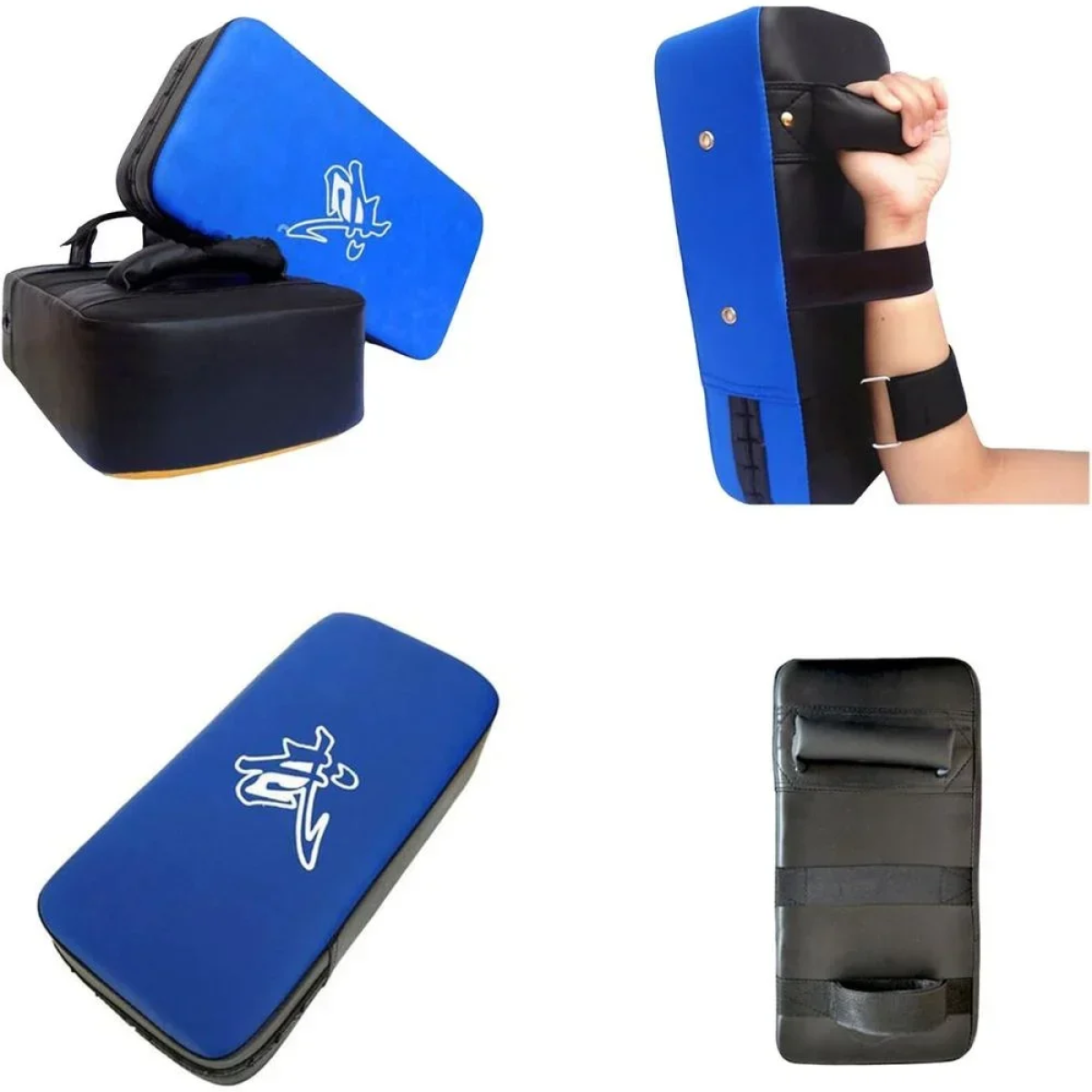 Ασπίδα Πολεμικών Τεχνών Kick Pad PU 38x18x10cm - Μπλε
