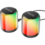 Ασύρματα ηχεία υπολογιστή με RGB φωτισμό 10W Hoco BS56 - μαύρο - Image 3
