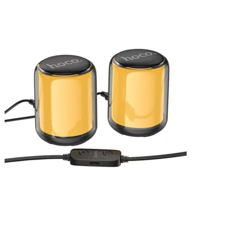 Ασύρματα ηχεία υπολογιστή με RGB φωτισμό 10W Hoco BS56 - μαύρο