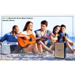 Ασύρματο Φορητό Ηχείο Bluetooth Karaoke με 2 Μικρόφωνα CMiK MK-4203 μαύρο