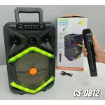 Ασύρματο Φορητό Ηχείο Bluetooth Με Μικρόφωνο CS-0812 Μαύρο