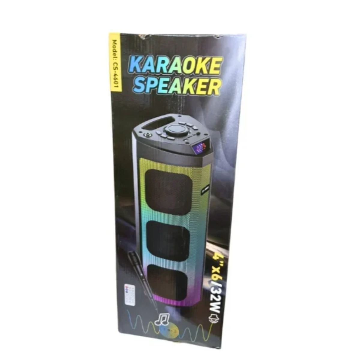 Ασύρματο Φορητό Ηχείο Bluetooth Με Μικρόφωνο CS-4601 Μαύρο