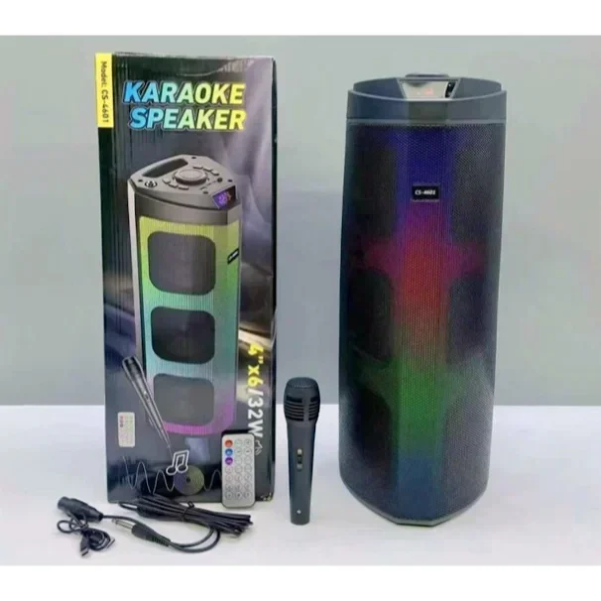 Ασύρματο Φορητό Ηχείο Bluetooth Με Μικρόφωνο CS-4601 Μαύρο