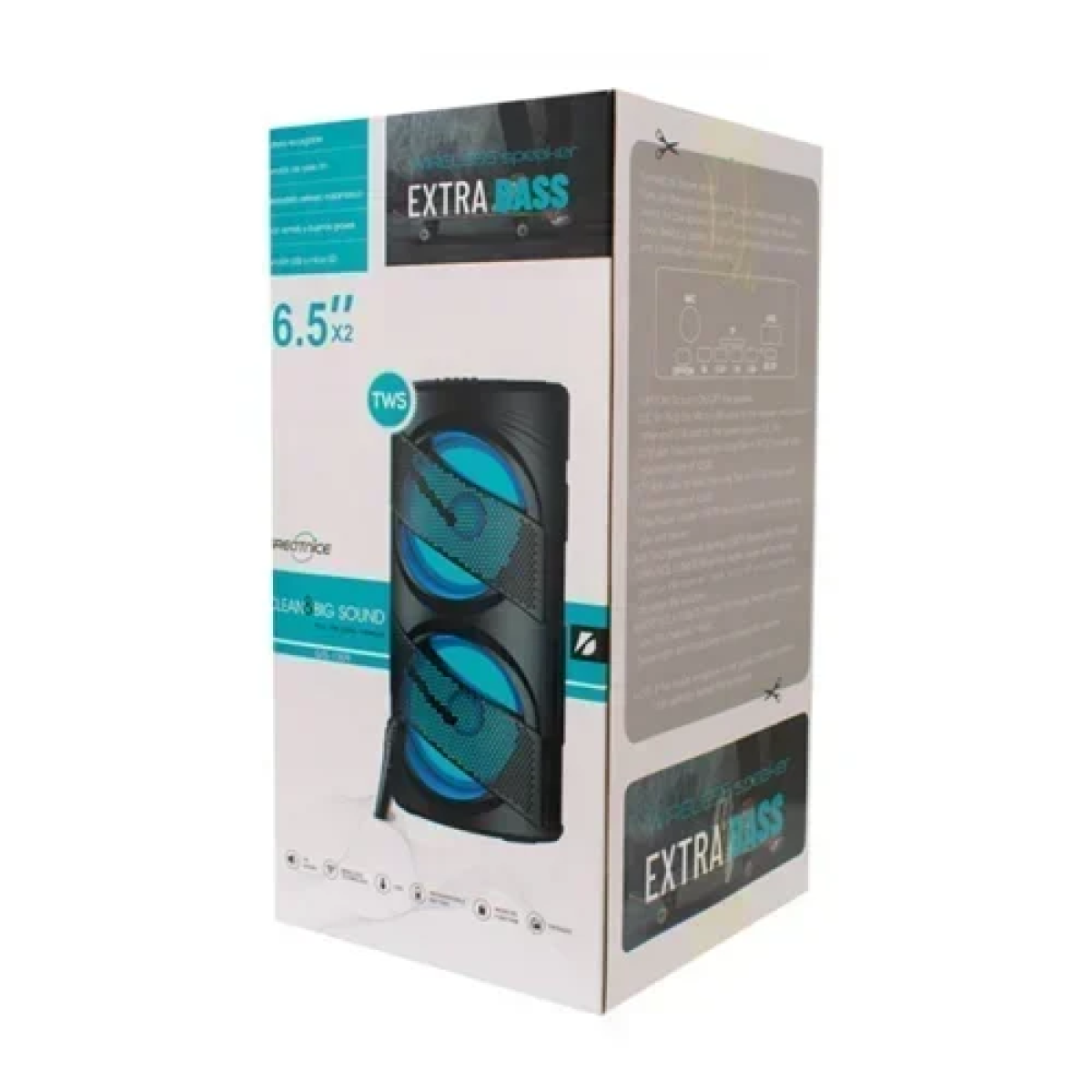 Ασύρματο ηχείο karaoke Bluetooth με μικρόφωνο GTS-1309 μαύρο - Image 3