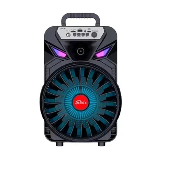 Ασύρματο ηχείο karaoke Bluetooth με μικρόφωνο ZQS8167 μαύρο