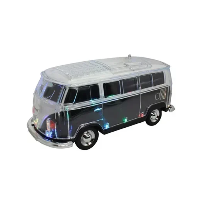 Ασύρματο ηχείο Mini Bus Wireless Speaker με LED φωτισμό WS267BT - μαύρο