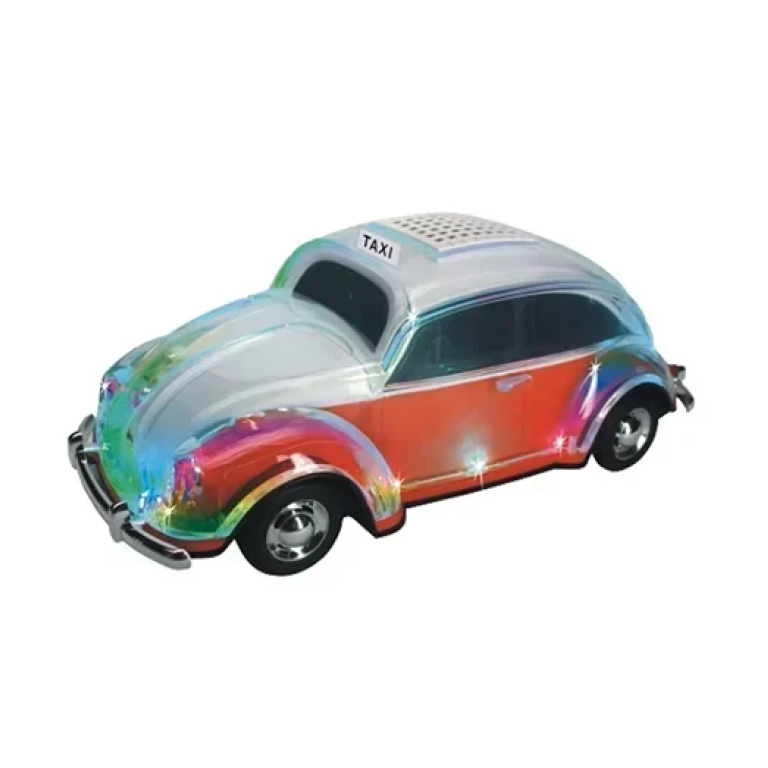 Ασύρματο ηχείο Taxi Car Wireless Speaker με LED φωτισμό WS-1937BT κόκκινο